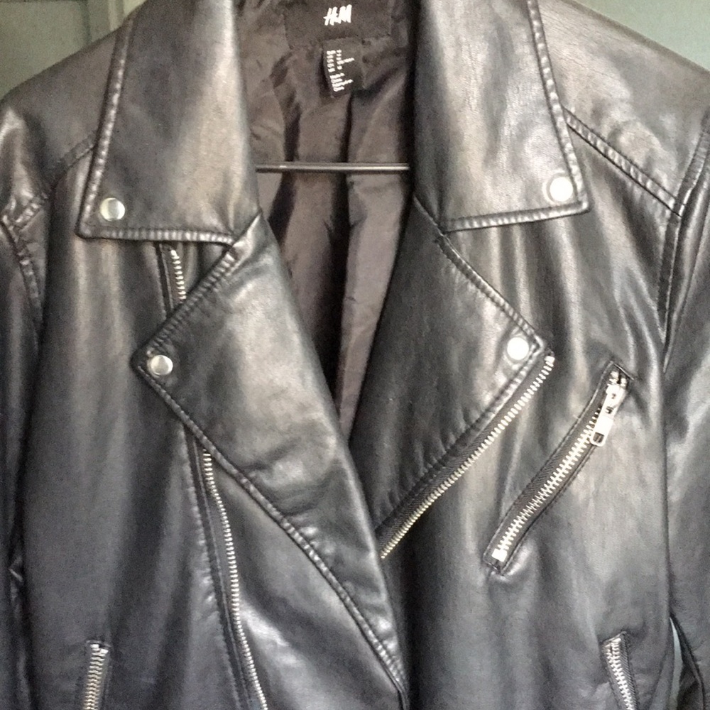 Faux Leather Jacket
